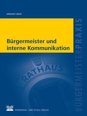 cover image of Bürgermeister und interne Kommunikation